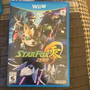 WiiU Nintendo Starfox Zero game